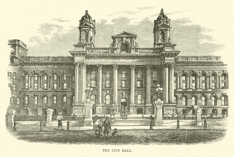 Het Stadhuis door English School