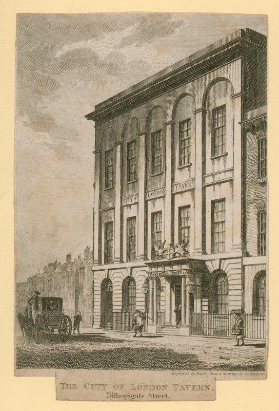 De City of London Tavern, Bishopsgate Street door English School