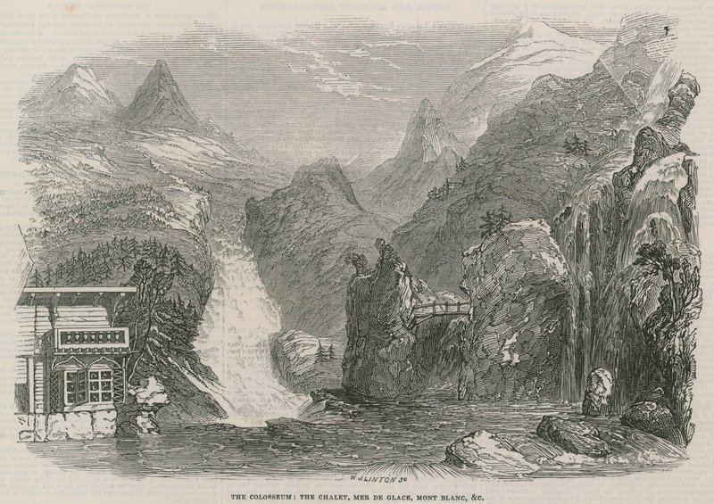 Het Colosseum - De chalet, Mer de Glace, Mont Blanc door English School