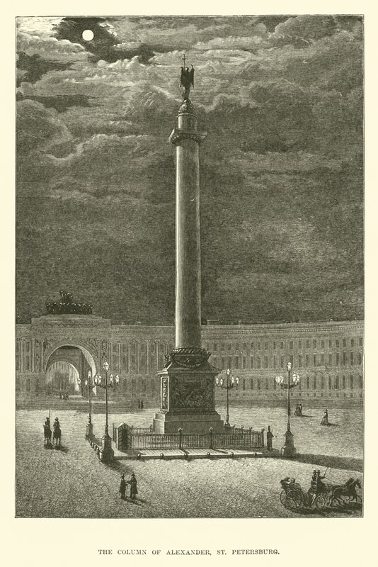 De Zuil van Alexander, Sint-Petersburg door English School