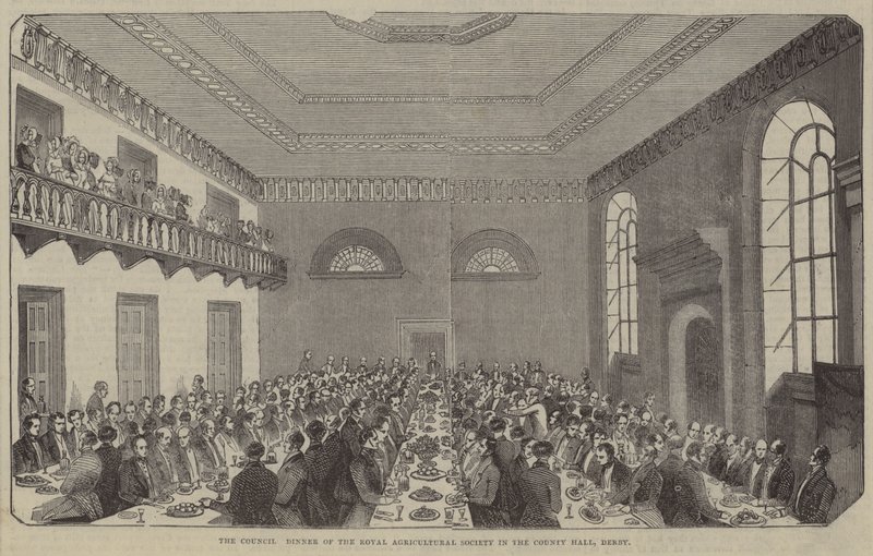 Het Raad Diner, Koninklijke Landbouwmaatschappij, County Hall, Derby door English School