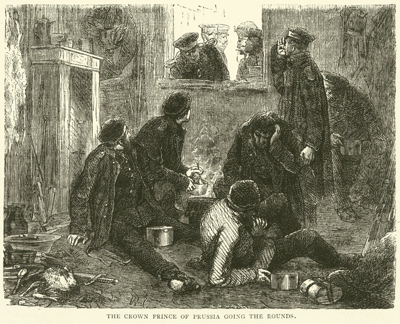 De kroonprins van Pruisen maakt de ronde, november 1870 door English School