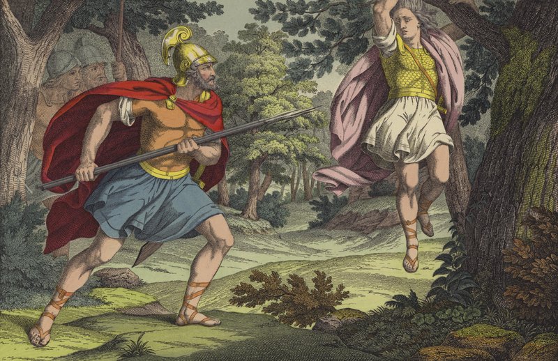 De dood van Absalom door English School