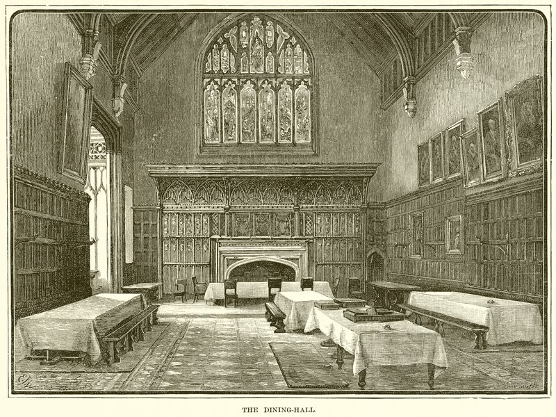 De eetzaal door English School