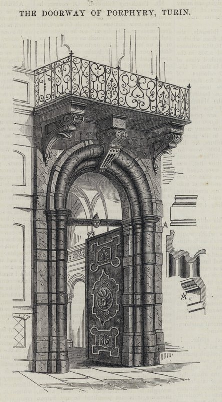 De deur van porfier, Turijn door English School