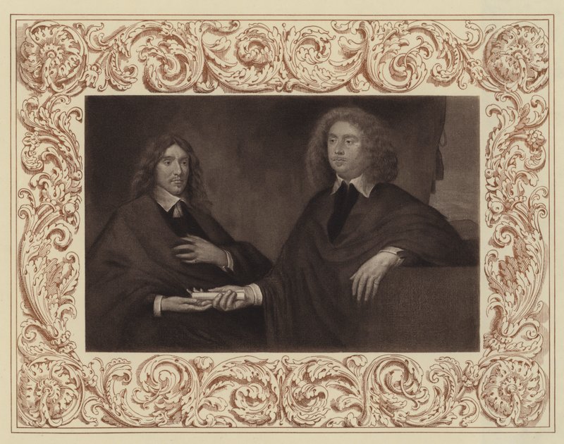 De graaf van Lauderdale (rechts) en de graaf van Lanark (later tweede hertog van Hamilton) door English School