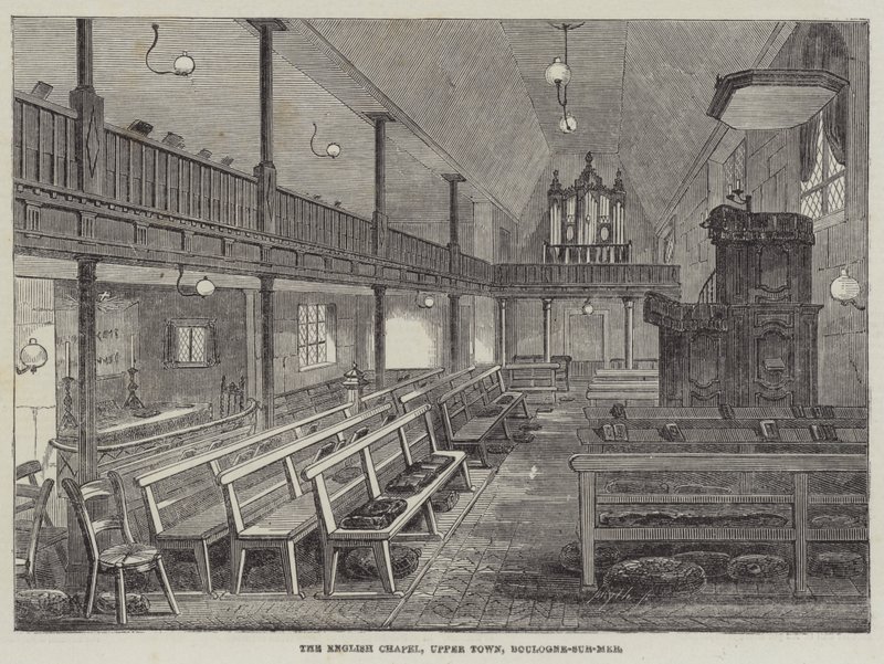 De Engelse Kapel, Upper Town, Boulogne-sur-Mer door English School