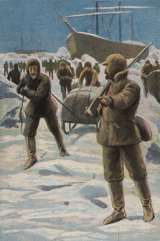 De Erebus en Terror in het IJs door English School