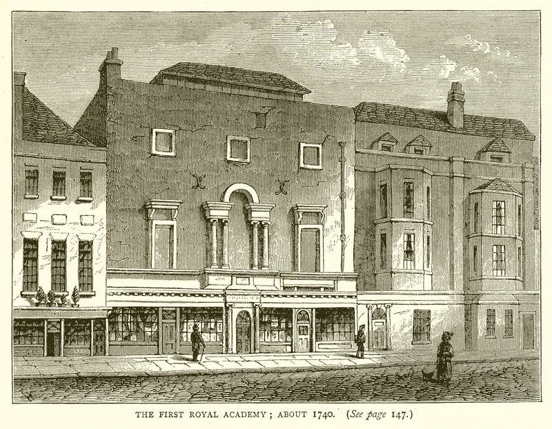 De Eerste Koninklijke Academie; circa 1740 door English School