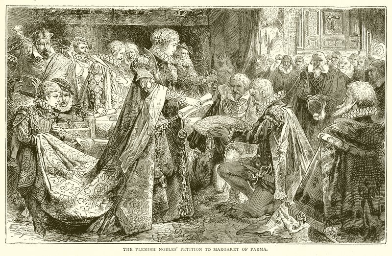 De Vlaamse edelen verzoeken Margaretha van Parma door English School