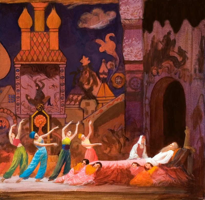 De Gouden Haan door Rimsky Korsakov door English School