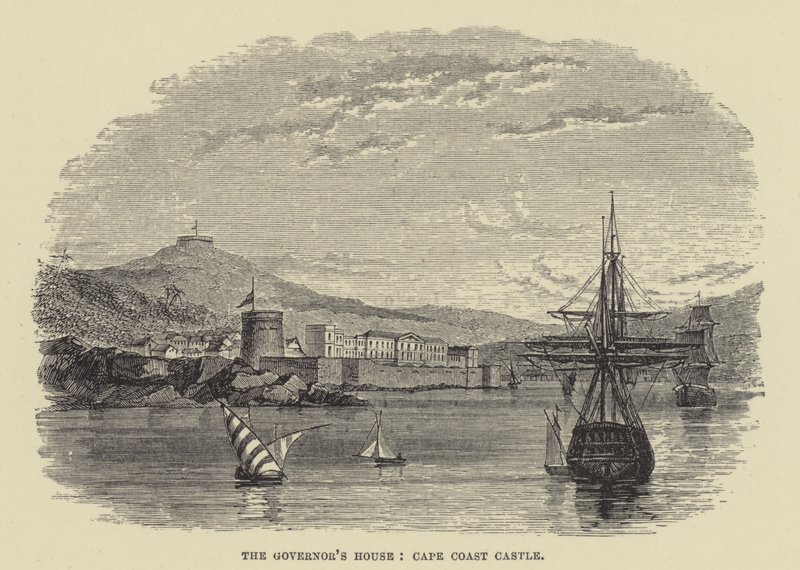 Het Gouverneurshuis, Cape Coast Castle door English School