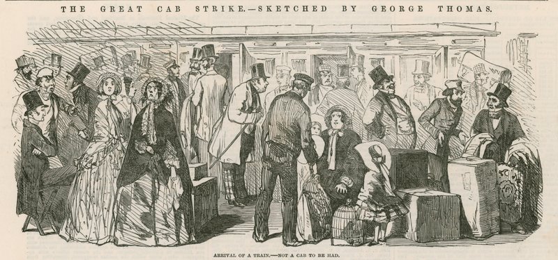 De Grote Cab Staking: Aankomst van een trein - geen taxi te krijgen door English School