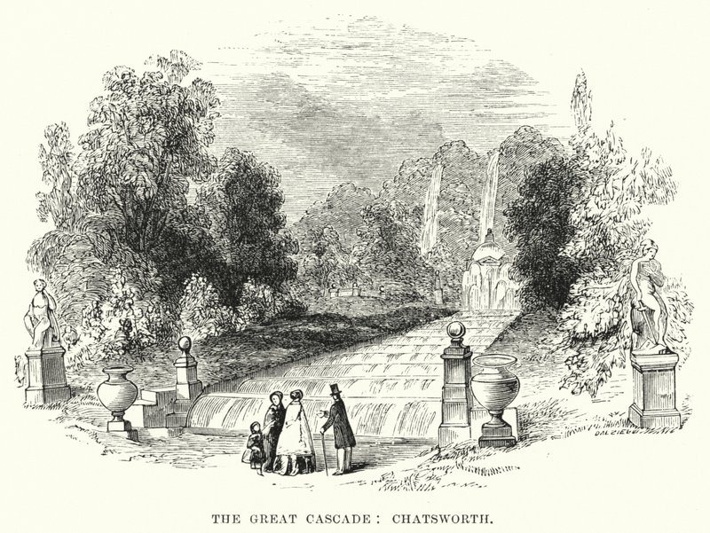 De Grote Waterval, Chatsworth door English School