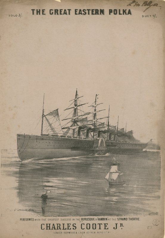 De Great Eastern Polka, gecomponeerd door Charles Coote Jr door English School