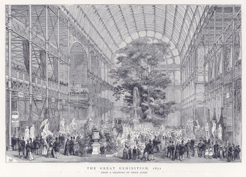 De Grote Tentoonstelling, 1851 door English School