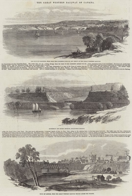 De Grote Westelijke Spoorweg van Canada door English School
