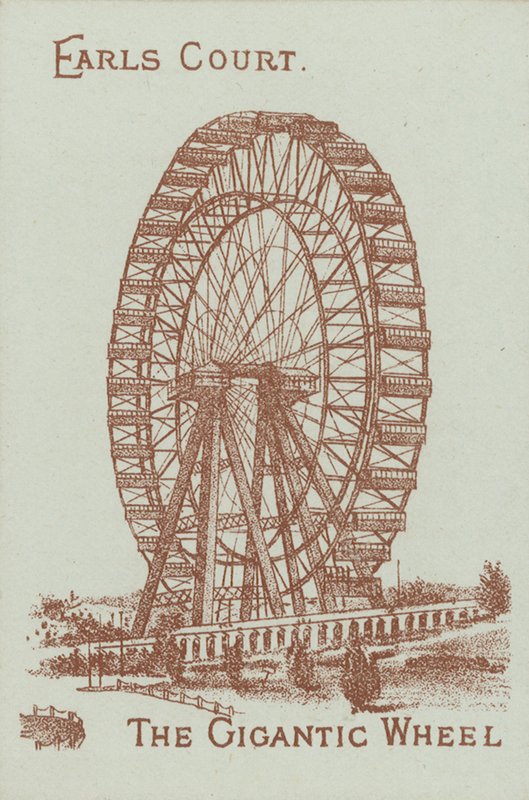 Het Grote Wiel, Earls Court, Londen door English School