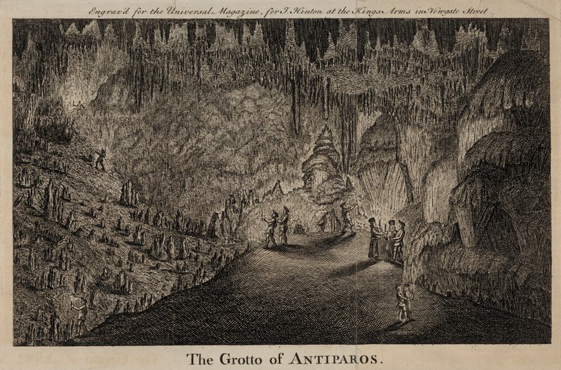 De grot van Antiparos, Griekenland door English School