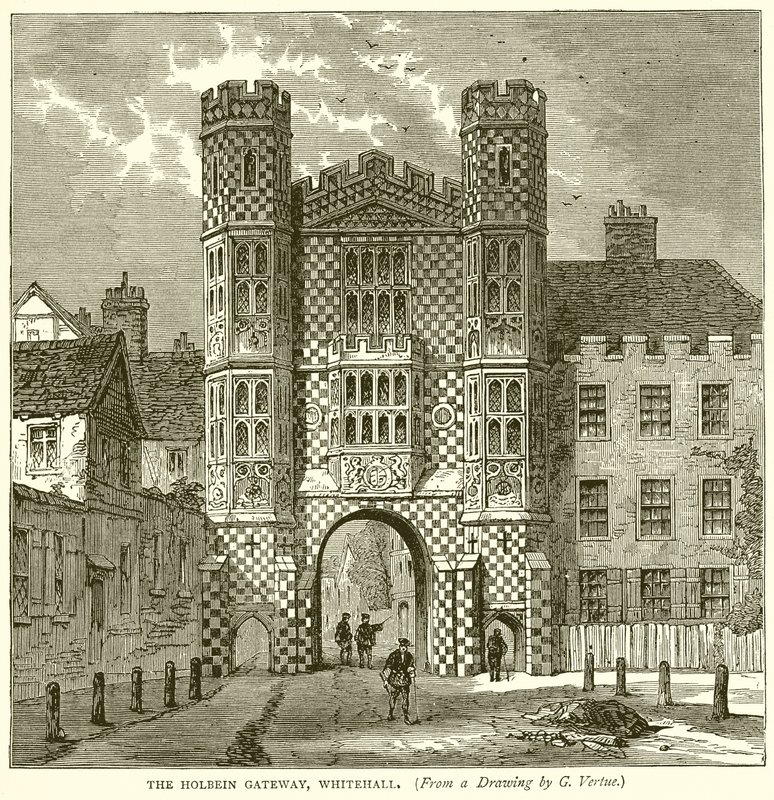 De Holbein Poort, Whitehall door English School