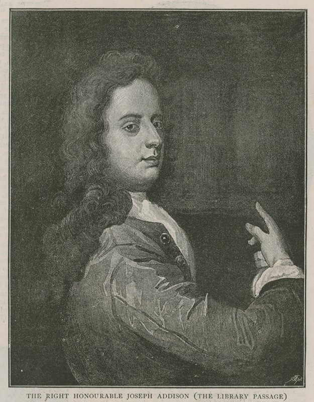 De eerbiedwaardige Joseph Addison door English School