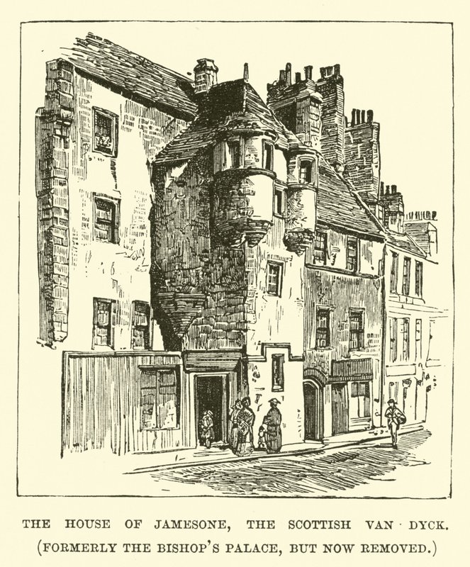 Het Huis van Jamesone, de Schotse Van Dyck, voorheen het Bisschoppelijk Paleis, maar nu verwijderd door English School