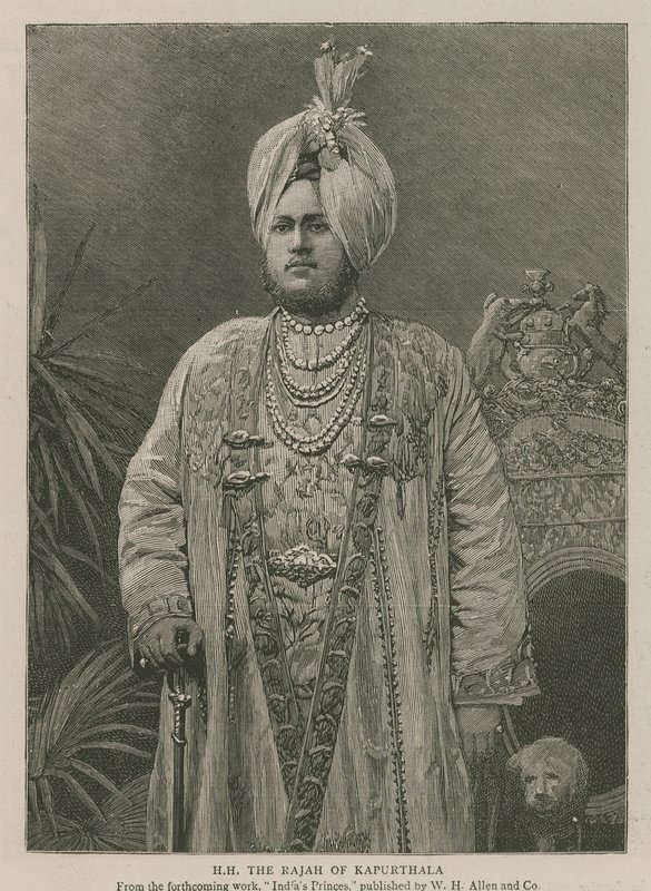 Het Imperial Institute: Zijne Hoogheid de Rajah van Kapurthala door English School