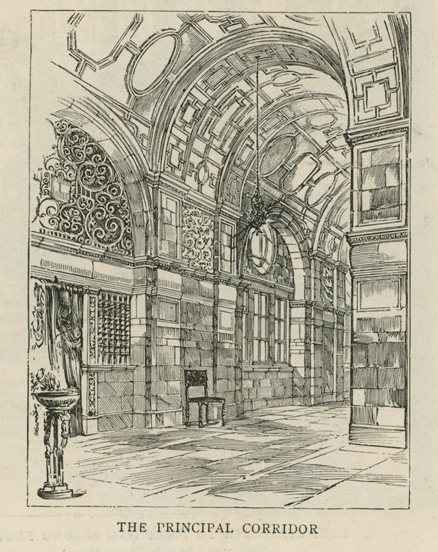 Het Imperial Institute: De hoofdgang door English School