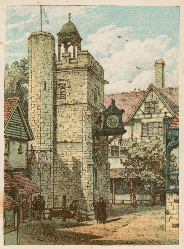 De Internationale Gezondheidstentoonstelling in South Kensington, 1884: All-Hallows, Staining, Londen door English School