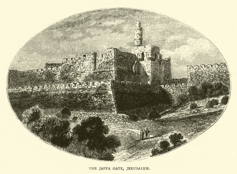 De Jaffa-poort, Jeruzalem door English School