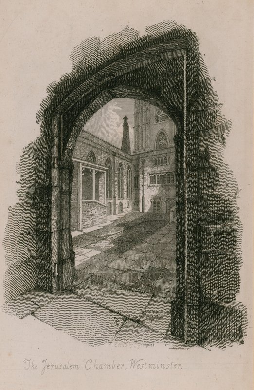 De Jerusalem Kamer, Westminster Abbey, Londen door English School