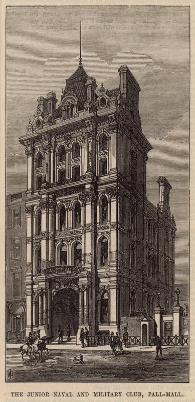 De Junior Naval and Military Club, Pall Mall door English School