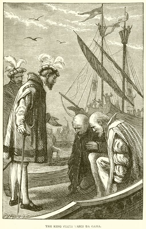 De koning bezoekt Vasco da Gama door English School