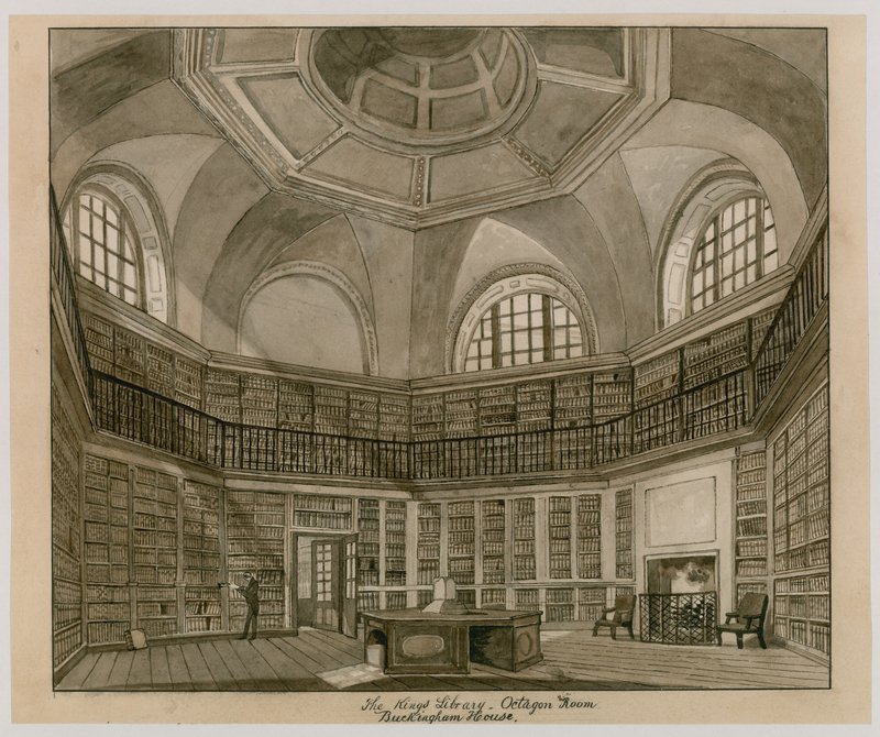 De Koningsbibliotheek, Octagon Room, Buckingham Palace door English School