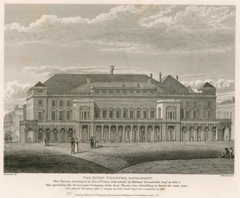 Het Kings Theater, Haymarket, Londen door English School