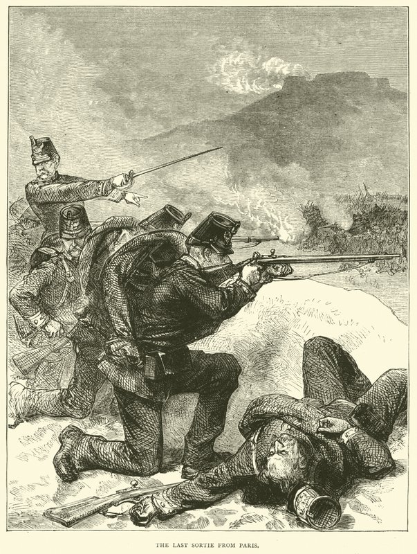 De laatste uitval uit Parijs, januari 1871 door English School