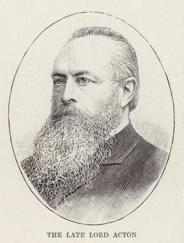 De overleden Lord Acton (gravure) door English School