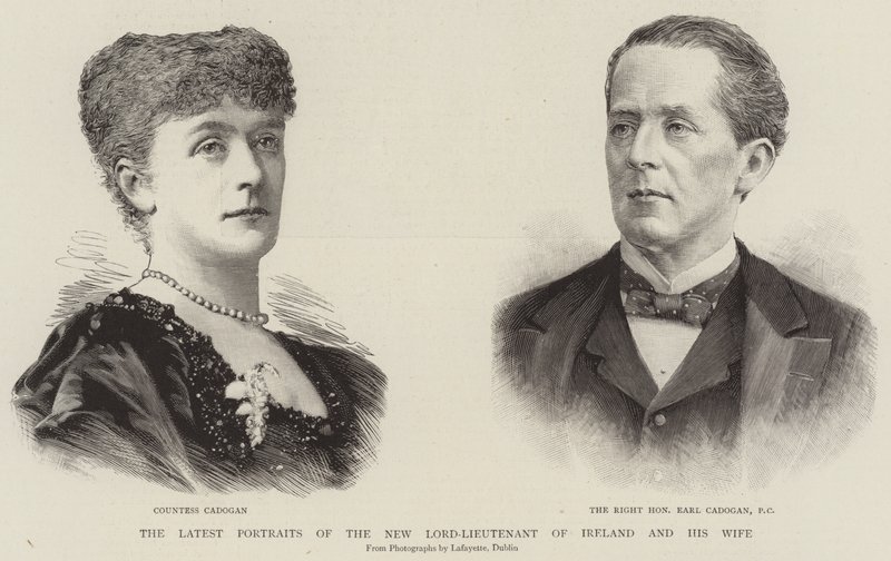 De Nieuwste Portretten van de Nieuwe Lord-Luitenant van Ierland en zijn Vrouw door English School