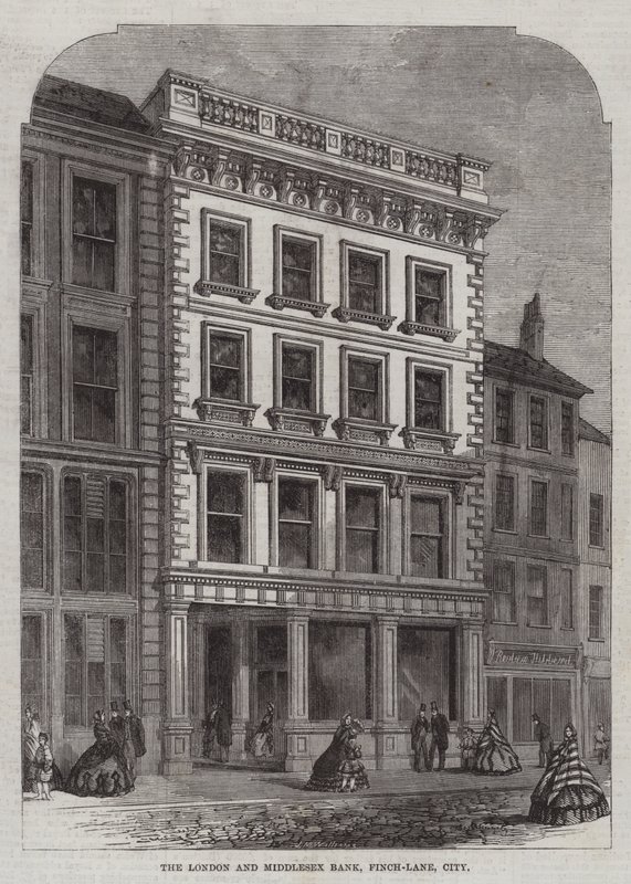 De London and Middlesex Bank, Finch-Lane, City door English School