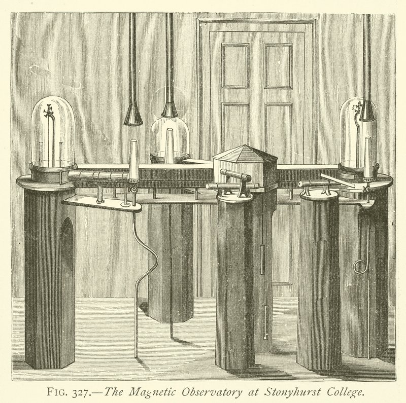 Het Magnetisch Observatorium bij Stonyhurst College door English School