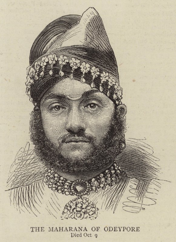 De Maharana van Odeypore door English School