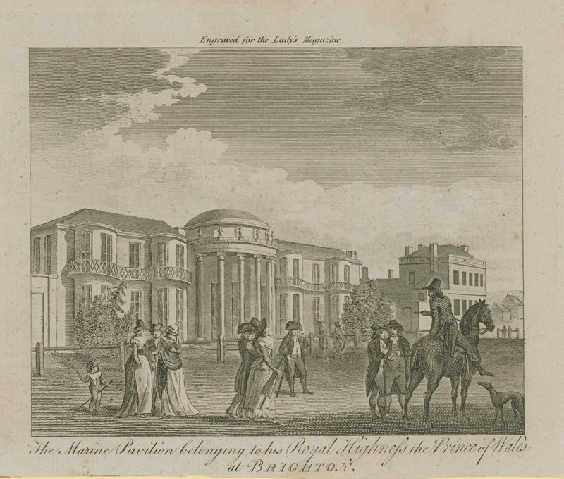 Het Marine Paviljoen van Zijne Koninklijke Hoogheid de Prins van Wales in Brighton door English School