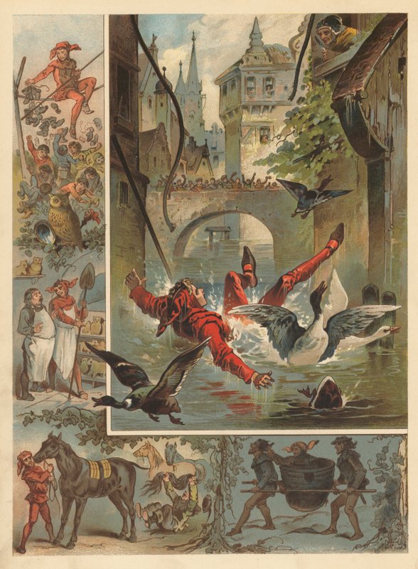 De vrolijke nar door English School