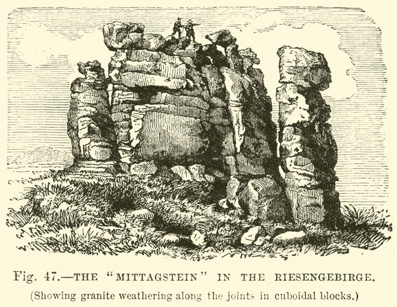 De Mittagstein in het Reuzengebergte door English School