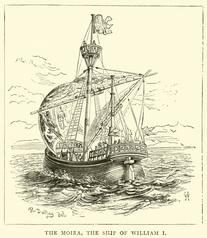 De Moira, het schip van Willem I door English School