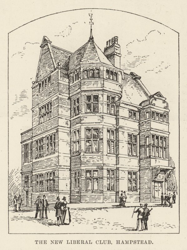 De nieuwe liberale club, Hampstead door English School