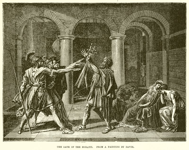 De eed van de Horatii door English School