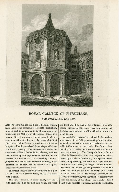 Het Oude College van Artsen in Warwick Lane door English School