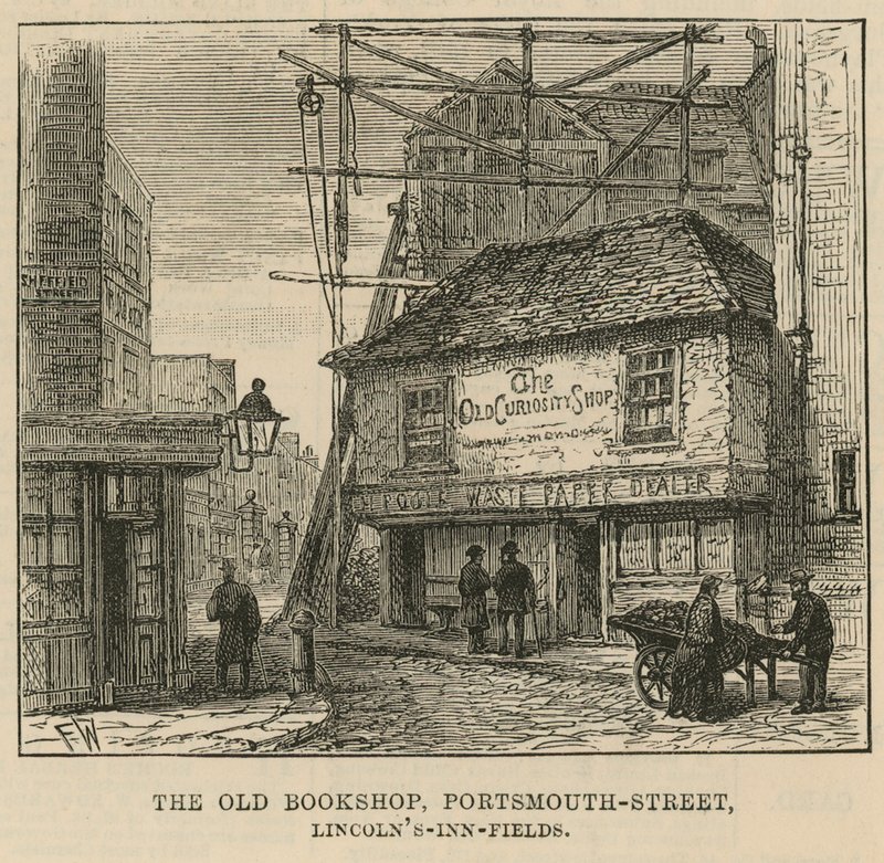 The Old Curiosity Shop, Portsmouth Street, Lincolns Inn Fields door English School