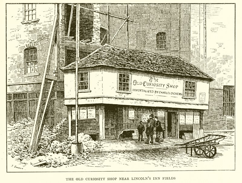 De Oude Curiositeitenwinkel bij Lincolns Inn Fields door English School